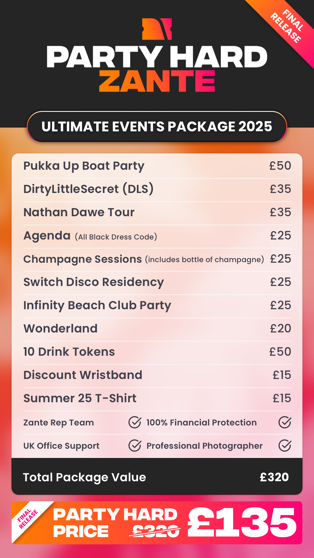 Zante Ultimate Events Package - Final Release
