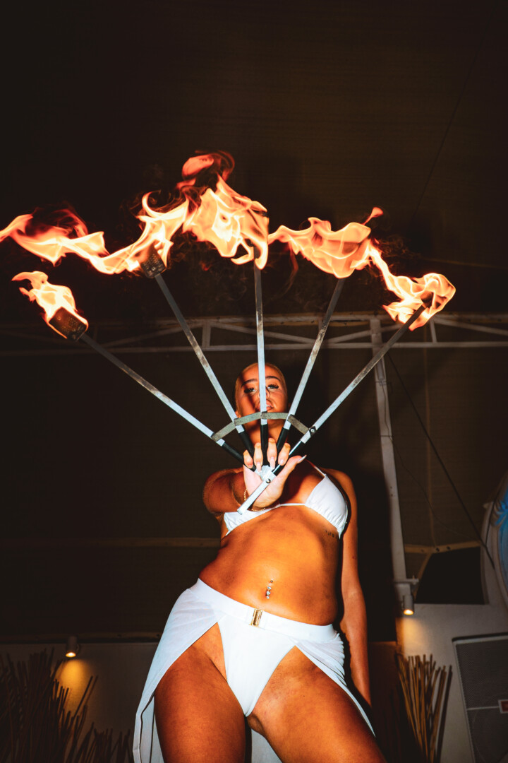 Infinity Beach Club Party Zante dancer
