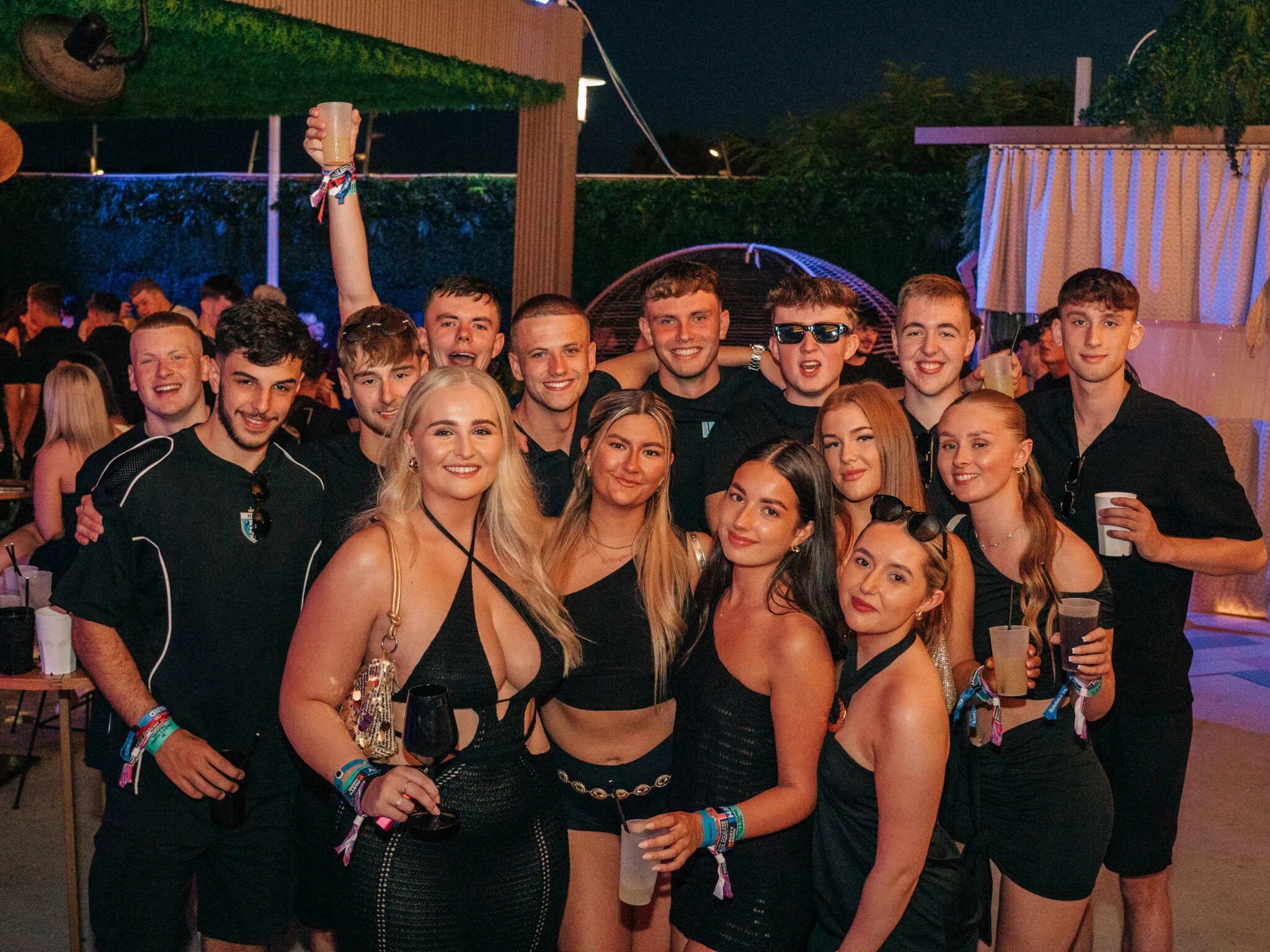 Magaluf Group Picture Agenda Beach Club Party