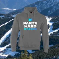 Party Hard In The Snow Hoodie