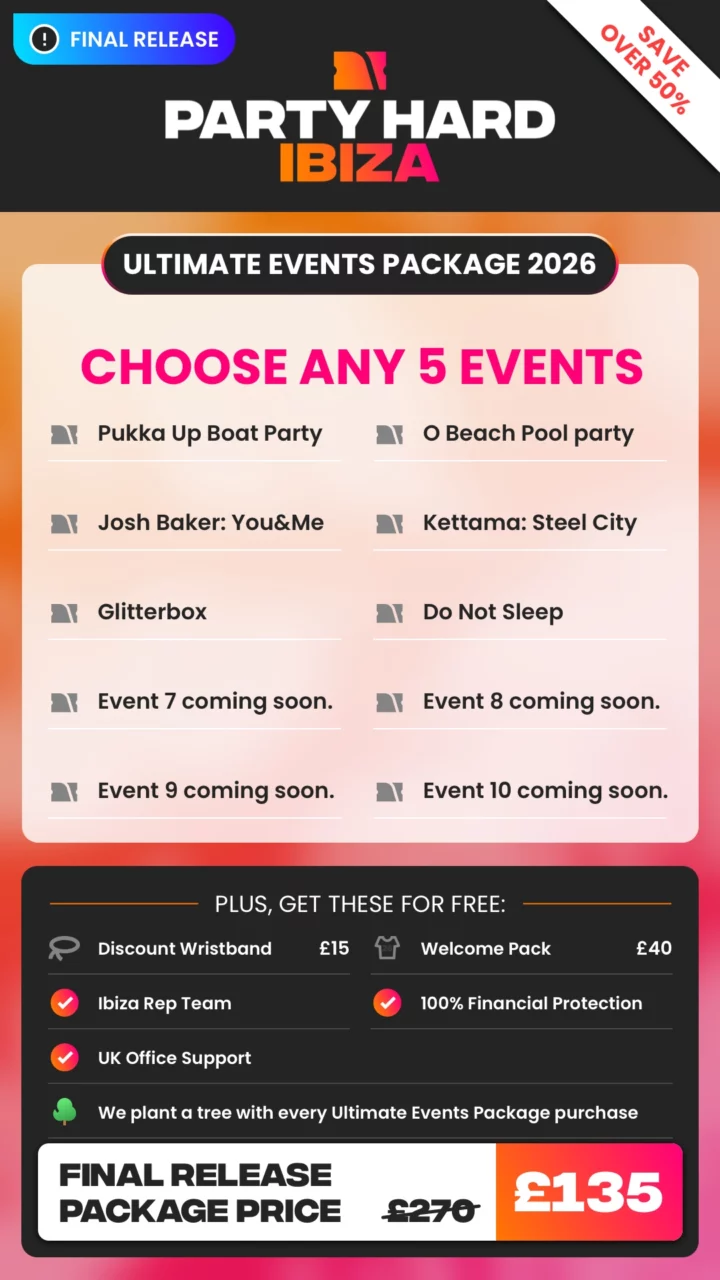Ibiza Ultimate Events Package Final Release